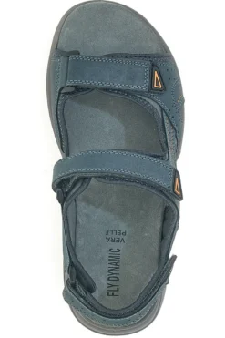 Sandali blu sportivi traforati con strappi Fly Dynamic FD505