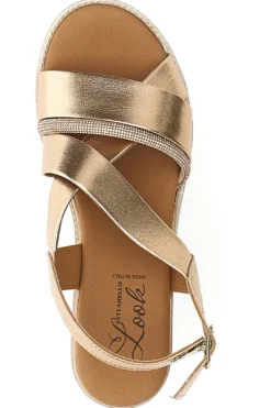 Sandali bronzo Made in Italy Pittarello look B82923