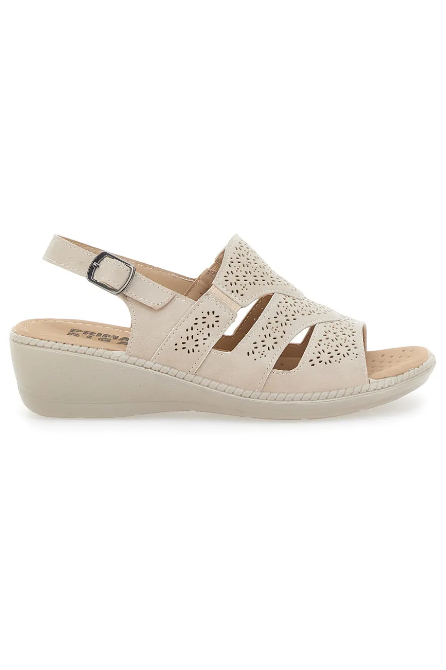 Sandali Classici Beige Prima Riga 9132