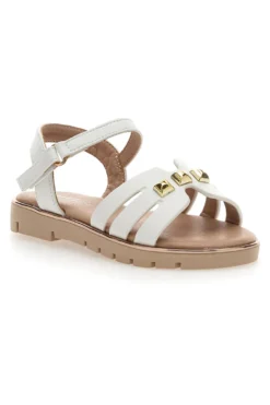 Sandali con Borchie Oro Pitt Kids 392427