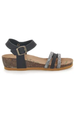 Sandali con Cinturino Neri Bio Up 22308