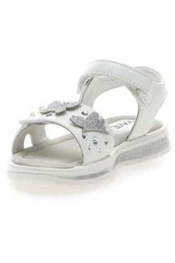 Sandali con farfalle e charms bianchi Grazie girl 218349