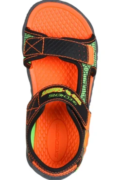 Sandali con Luci Neri e Arancioni Skechers CREATURE-SPLASH