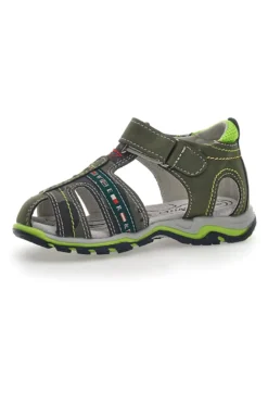 Sandali con Velcro Verde Pitt Kids 14306