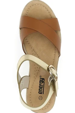 Sandali Cuoio con Platform Energy 421