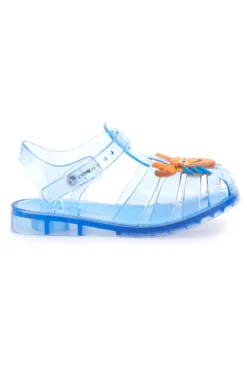 Sandali da mare blu trasparenti con granchietto Pitt Kids 3142667