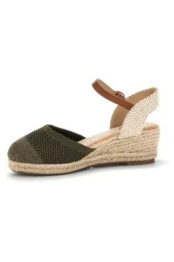 Sandali espadrillas Verdi con zeppa in corda Pittarello Sun Bl4