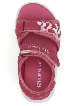Sandali Fucsia da Bimba con Velcro Superga 63820
