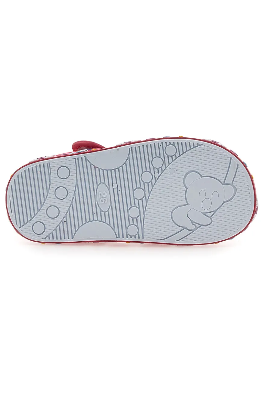 Sandali fuxia con stampa unicorni Pitt kids PK2872A