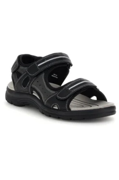 Sandali grigi con strappi in velcro Jerpoint CN15