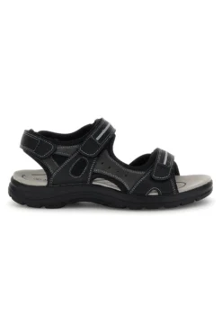 Sandali grigi con strappi in velcro Jerpoint CN15