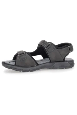 Sandali Grigi Con Strappi in Velcro Canguro 1015
