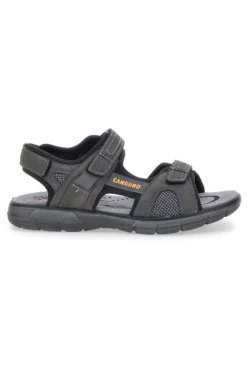 Sandali Grigi Con Strappi in Velcro Canguro 1015