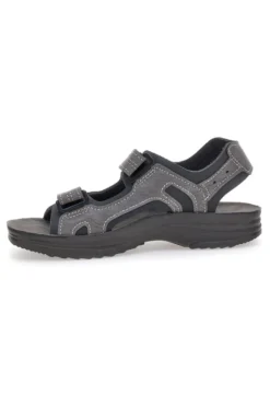 Sandali Grigi Con Strappi in Velcro Inblu 28 RY
