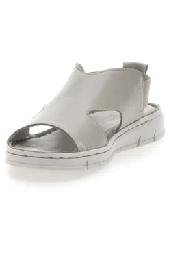Sandali Grigio con Elastico E Tomaia in Pelle Incrociata PITTARELLO FOCUS 3324926