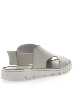 Sandali Grigio con Elastico E Tomaia in Pelle Incrociata PITTARELLO FOCUS 3324926