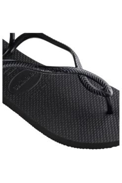Sandali Infradito Neri Con Suola In Gomma Havaianas Luna Fc
