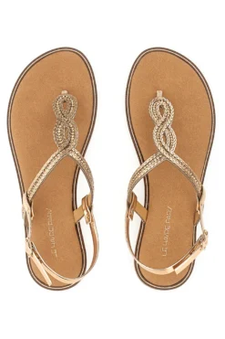 Sandali Infradito Oro Rosa da Donna Le Havre Paris 5418