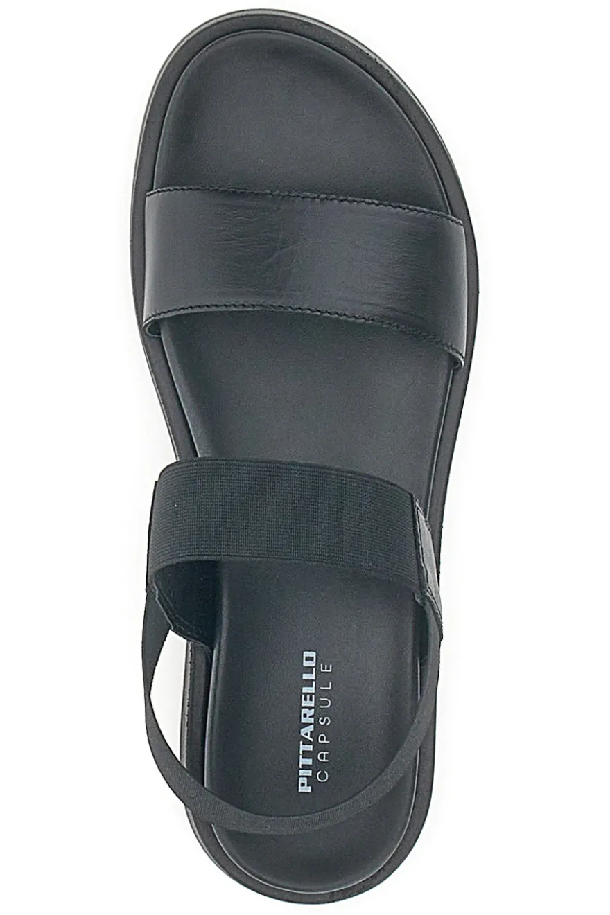 Sandali in Vera Pelle Nera Pittarello 28067