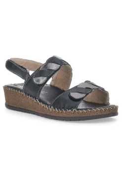 Sandali in Vera Pelle Pittarello 42055 Neri