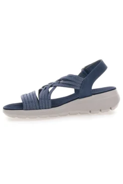 Sandali Jeans Con Tomaia Elastica Effetto Corda Intrecciata FIRST ACTIVE 1