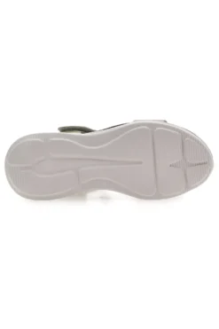 Sandali Khaki con Doppia Fascia e Elastico Effetto Corda FIRST ACTIVE 2