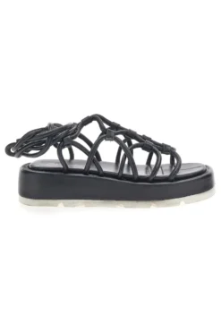 Sandali Lace-Up Neri Grazie 3770