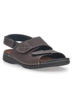 Sandali Marroni Con Chiusura Strappo Jerpoint 647