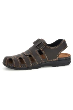 Sandali marroni con tomaia chiusa Inblu 3522