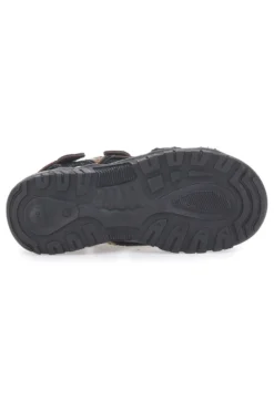 Sandali marroni sportivi con strappi Superga S86U545