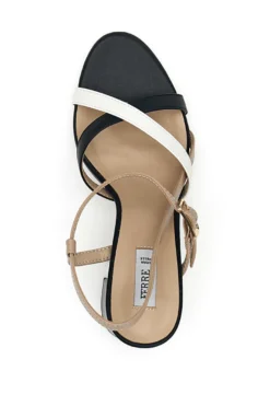 Sandali multicolor con tacco largo Ferrè F320