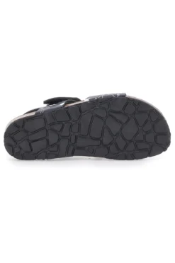 Sandali Navy Con Strappi In Velcro Plantare In Pelle Pitt Kids 45289