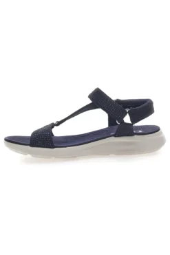 Sandali Navy con Tomaia Elastica Effetto Corda THE FIRST ACTIVE 6