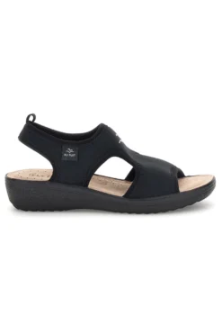 Sandali neri anatomici anti-shock Fly flot 90550E71LA