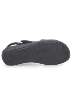 Sandali neri con apertura laterale da donna Fly Flot 55B85F