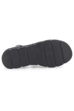 Sandali Neri Con Platform e Made in Italy Pittarello Rock 5840/C