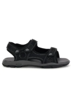 Sandali neri con strappi in velcro Jerpoint CN6
