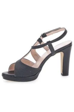 Sandali Neri con Tacco Pittarello Love 4580