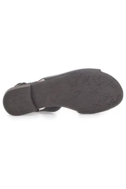 Sandali Neri con Tomaia in Pelle e Tacco Basso PITTARELLO LOOK 225110