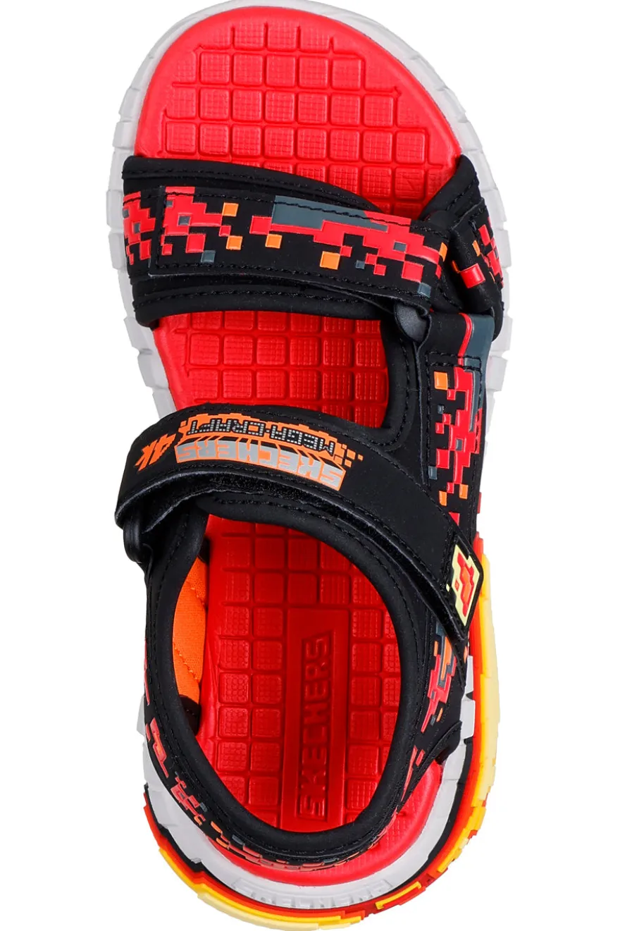 Sandali Neri e Rossi SKECHERS MEGA-SPLASH 4K