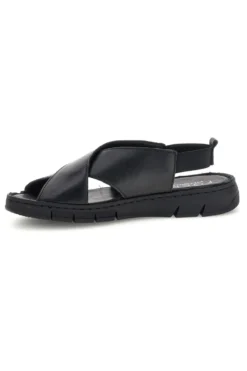 Sandali neri in pelle Pittarello focus 3324229