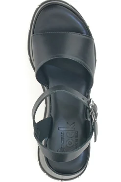 Sandali Neri In Vera Pelle con Platform Alto PITTARELLO ROCK 15777/Z
