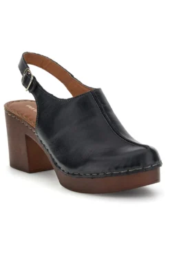 Sandali neri in vera pelle con tacco Pittarello 1143622
