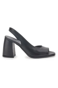 Sandali Neri In Vera Pelle Made In Italy Pittarello Glam 8241