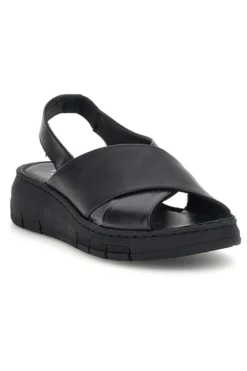 Sandali neri in vera pelle Pittarello focus 7155579