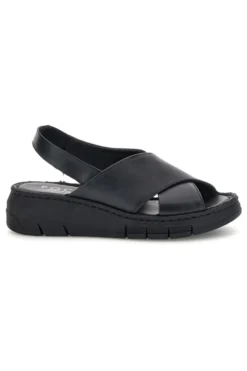 Sandali neri in vera pelle Pittarello focus 7155579