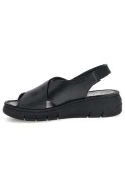 Sandali neri in vera pelle Pittarello focus 7155579