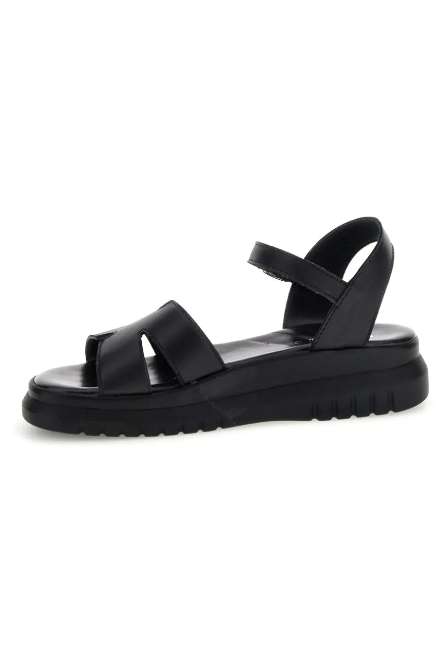 Sandali neri in vera pelle Pittarello 32841926