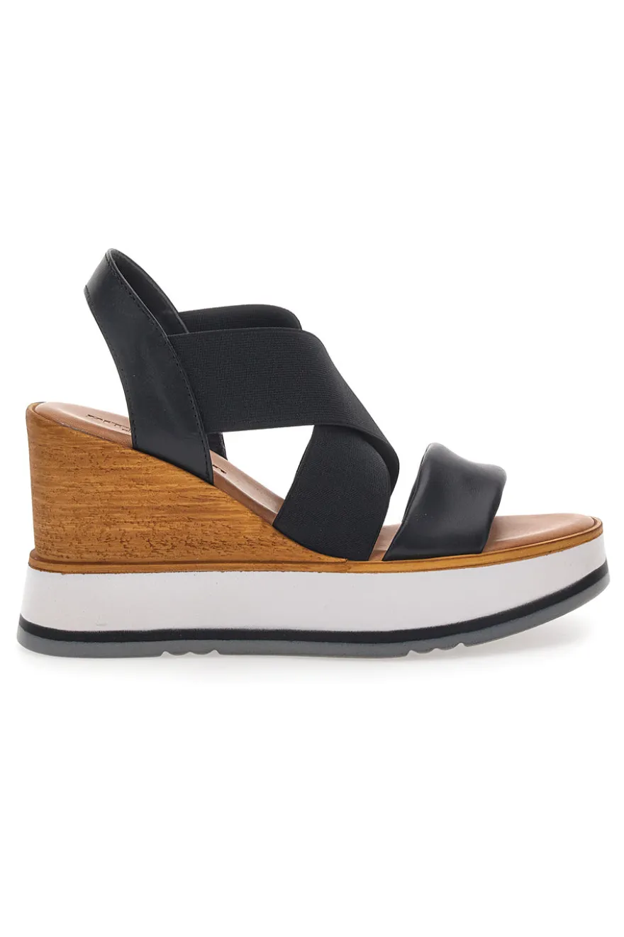 Sandali Neri Made in Italy Pittarello 34953
