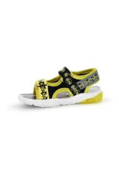 Sandali nero giallo con strappi e luci Batman W1020214T